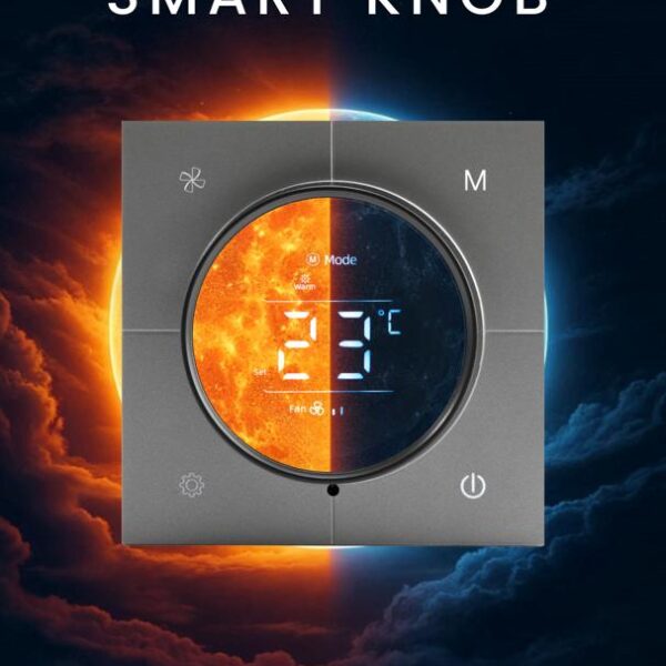 ترموستات هوشمند با بدنه فلزی خشدار$